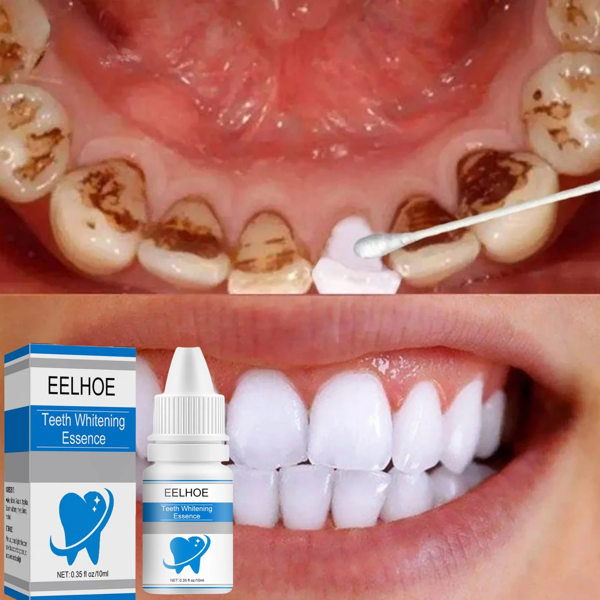 

10ML Remove Plaque Stains Serum Against Dental Caries Dental Tooth Build Strong Teeth Whiten Fresh Breath Oral Hygiene Cleaning