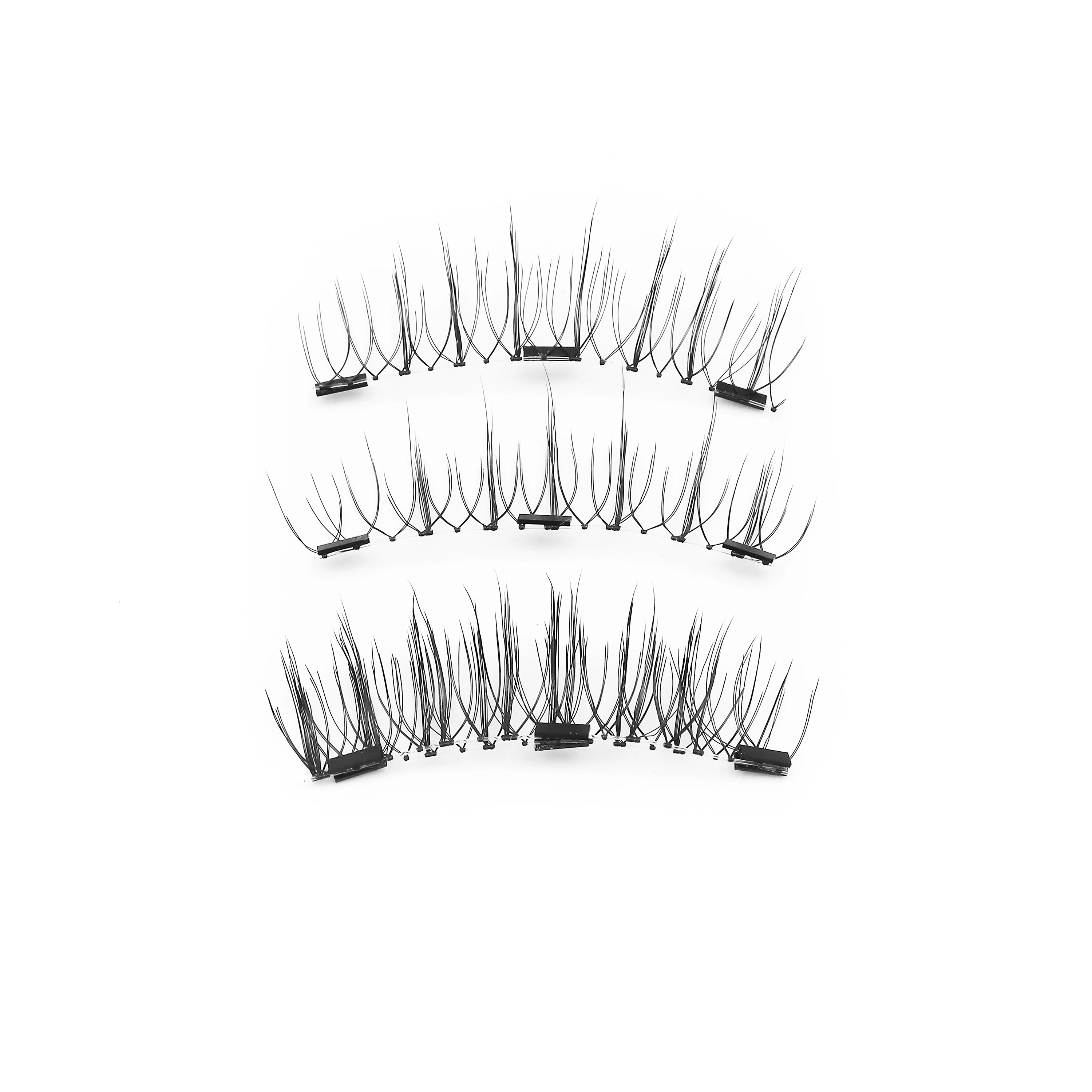 Künstliche Nerzwimpern 3D Magnetische Natürliche Falsche Wimpern Großhandels-Set Wiederverwendbare Magnetwimpern mit Pinzette – Detail 31