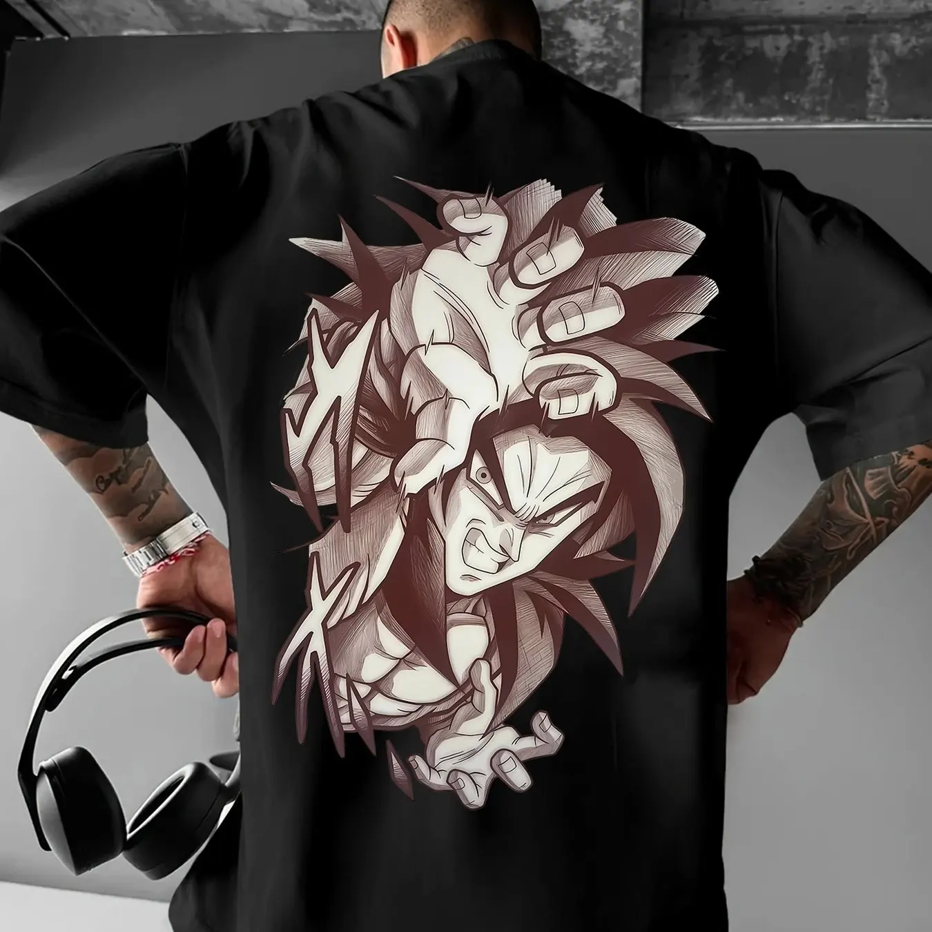 

Летняя футболка Dragon Ball Son Goku Harajuku, мужская хлопковая футболка для фитнеса в стиле ретро, уличная одежда, свободная женская повседневная футболка с короткими рукавами Y2k