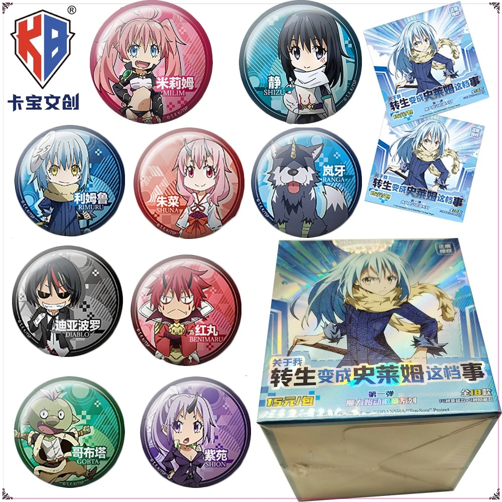 

Genuine Kabao That Time I Got Reincarnated As A Slime Anime Peripheral Character Badge Series Pendant Backpack Accessories Gifts
