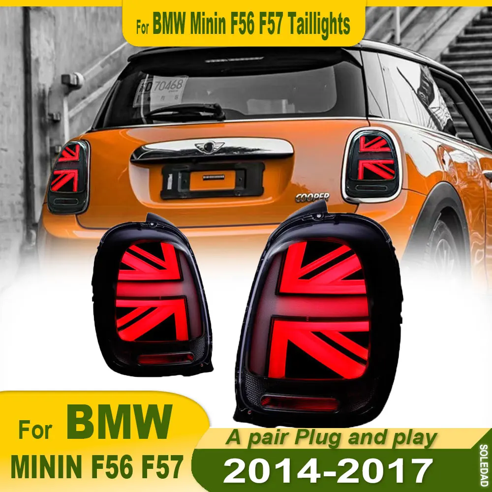 2pcs Car LED Tail light For Mini Cooper F55 F56 F57 2014-up for BMW Mini F55 F56 F57 Cooper Car LED Rear Lamp Auto Tail LED Lamp