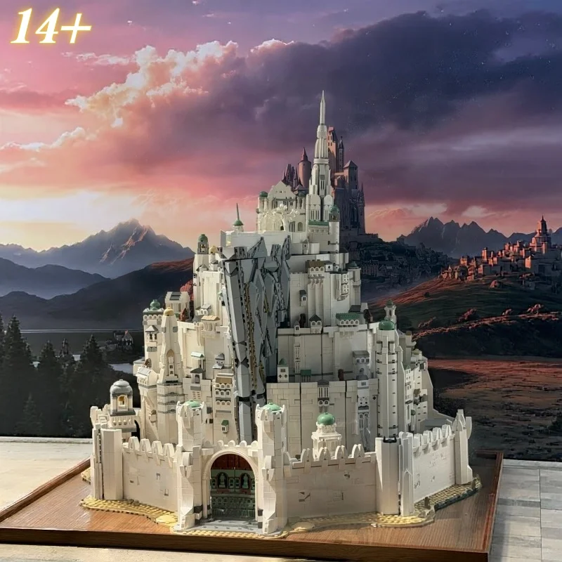 8278PCS Massive Medieval Citadel Building Blocks Set Complete Wall & Tower Structure DIY Assembling Architectural Display Model