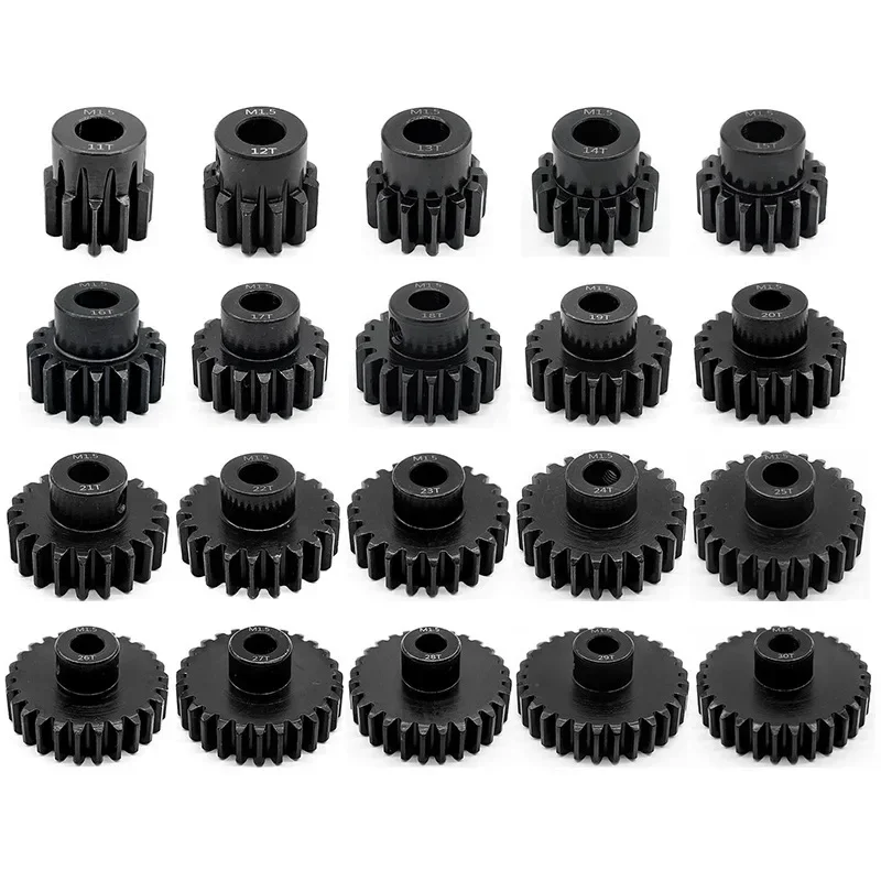Engrenagem de pinhão de aço endurecido M1.5 11T-30T de 8 mm para carro Traxxas X-Maxx 1/5 RC |   Gea do motor de alta precisão