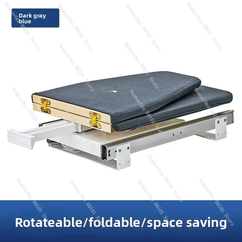 Drawer Type Wardrobe Hidden Sliding Folding Ironing Board for Cloakroom Laundry Room Space Saving