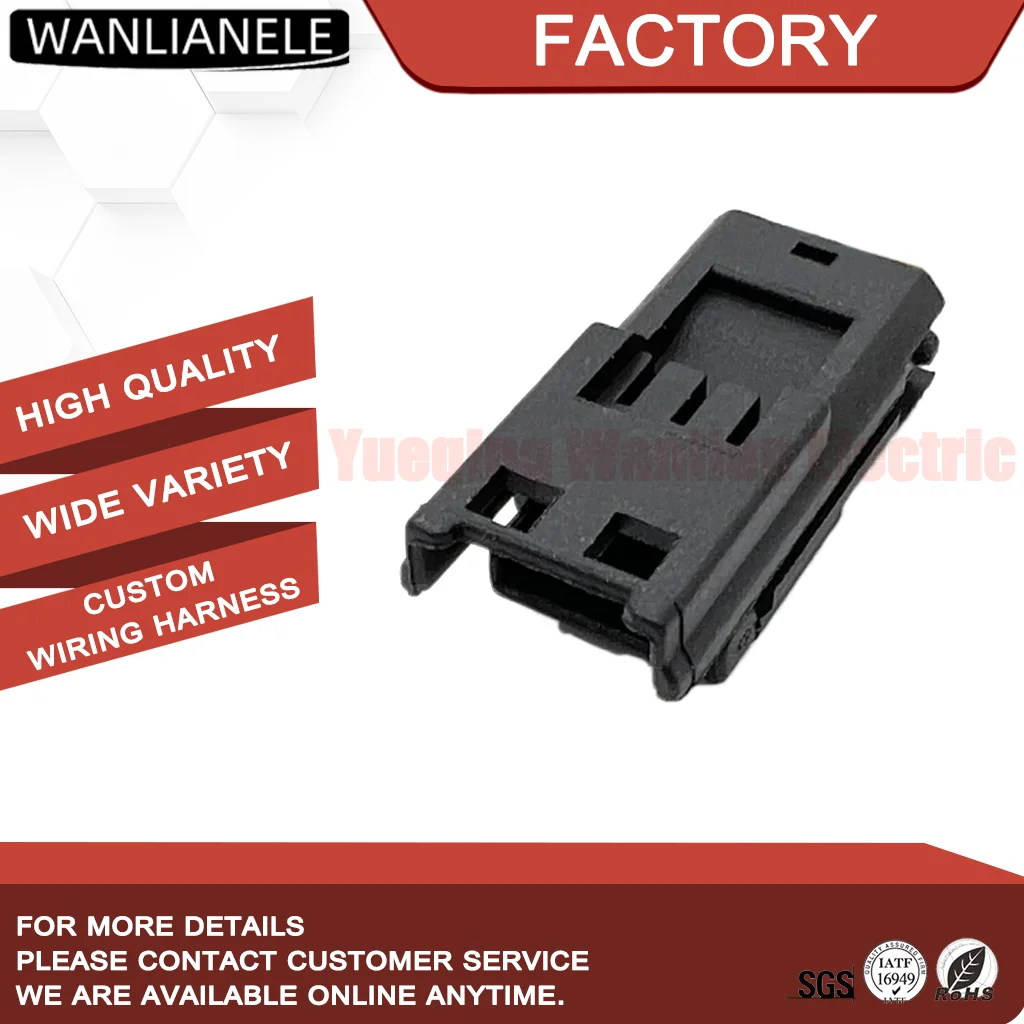 50 Sets 52116-0341 3 Pin Male Connector Housing Mizu-P25 2.5mm IP67 Waterproof Splash Proof Automotive Plug Black