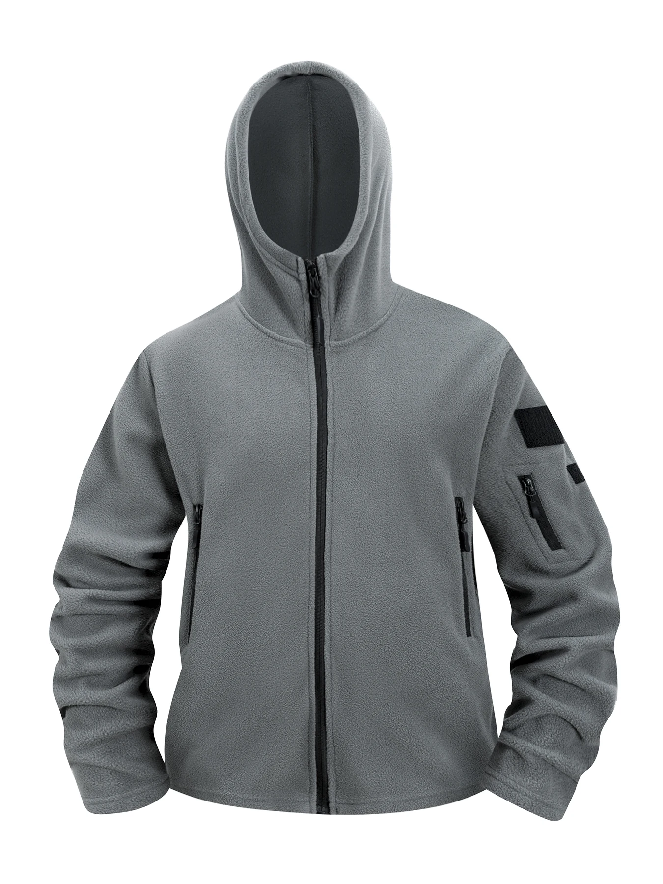 سترة تكتيكية من الصوف الحراري للرجال، سترة عسكرية بغطاء للرأس، معطف للتخييم والعمل الحراري للربيع والخريف والشتاء، ملابس الشارع #3