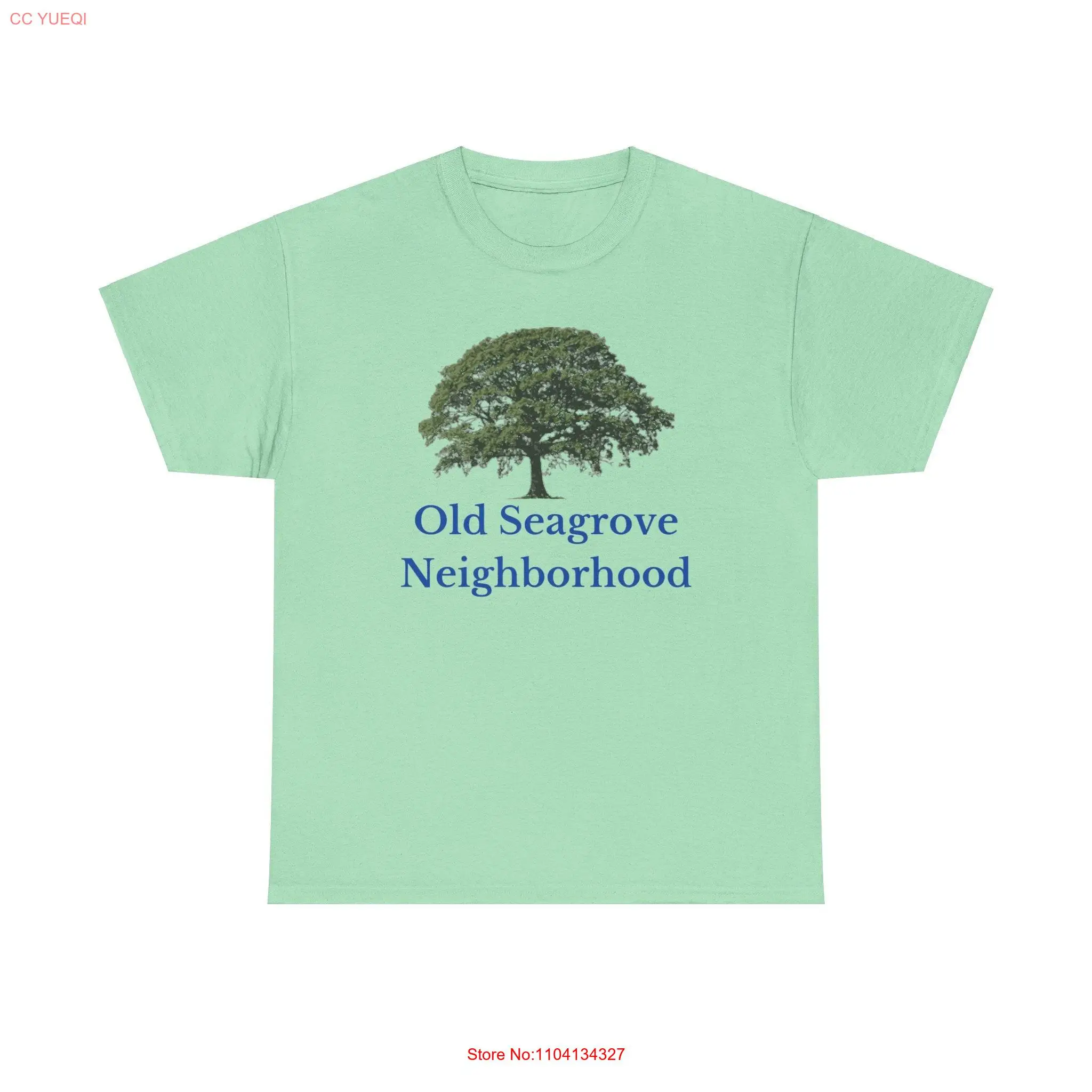 

Old Seagrove Neighborhood T Shirt long or short sleeves