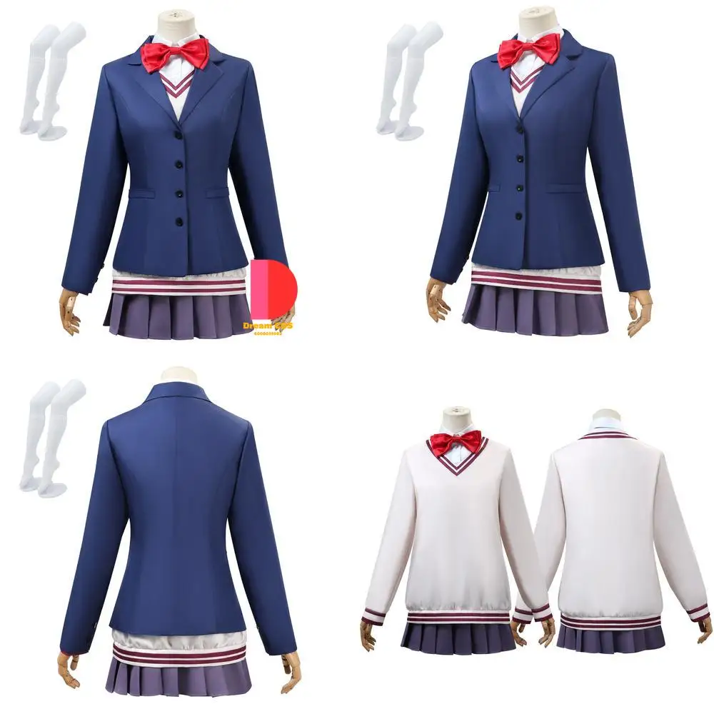 

Dandadan Cosplay Costume Anime Aira Shiratori School Style Women Uniform Role Play Ladies Wig Comic Convention Halloween Party