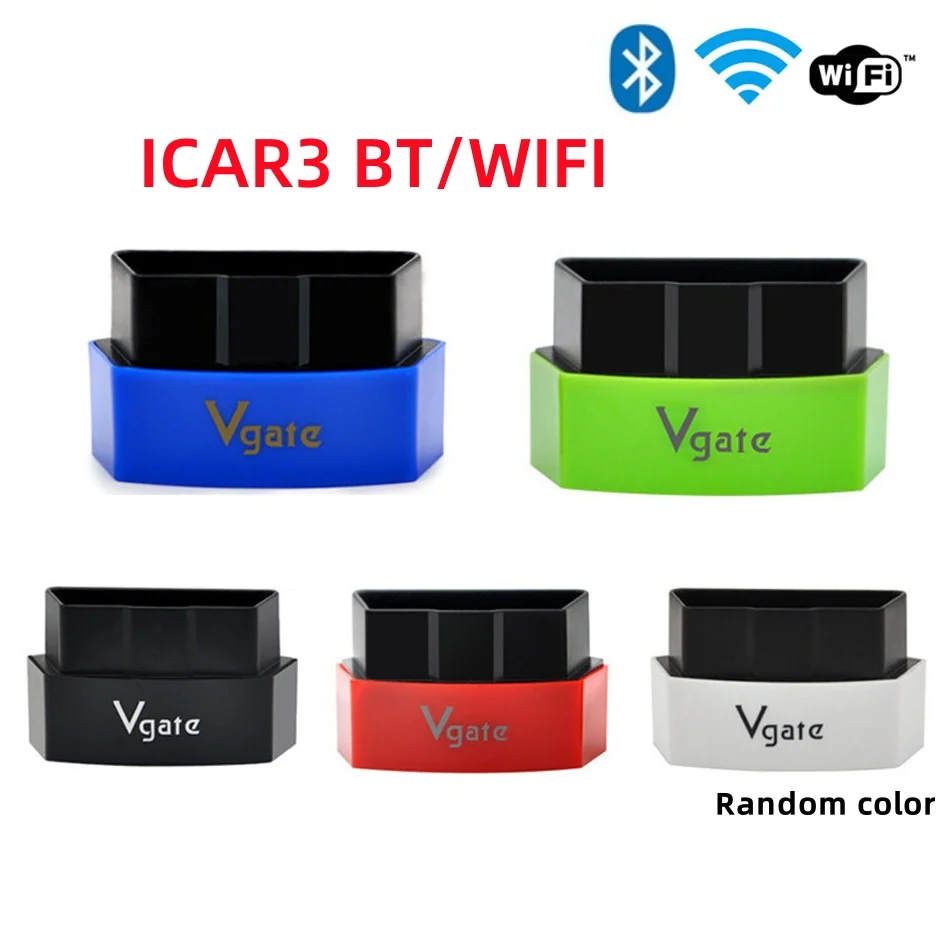 ELM327 Vgate Icar3 Bluetooth/WIFI OBD2 ELM327 iCar 3 Bluetooth OBD2 OBD Diagnostic Interface For Andriod/WIFI