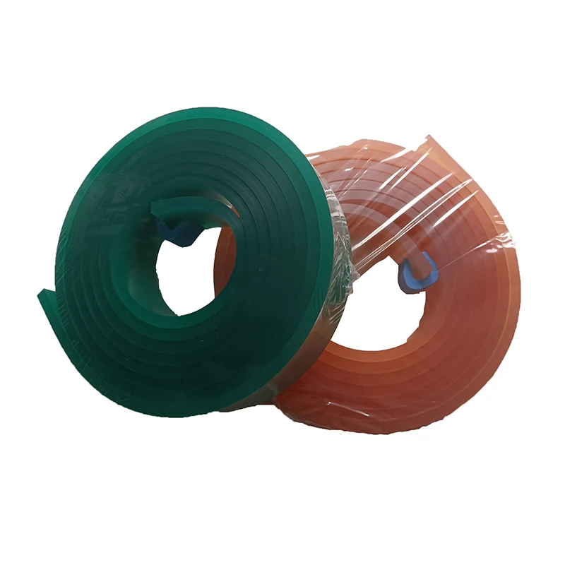 Gratis Verzending! Zeefdruk Rubberwisser Blade Roll 40Mm * 8Mm * 4M Flat-Vormige 65A Hardheid