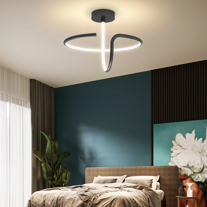 TONDI Modern Minimalist Led Chandelier For Corridor Aisle Bedroom Living Room Ceiling Lamp Lighting Fixtures