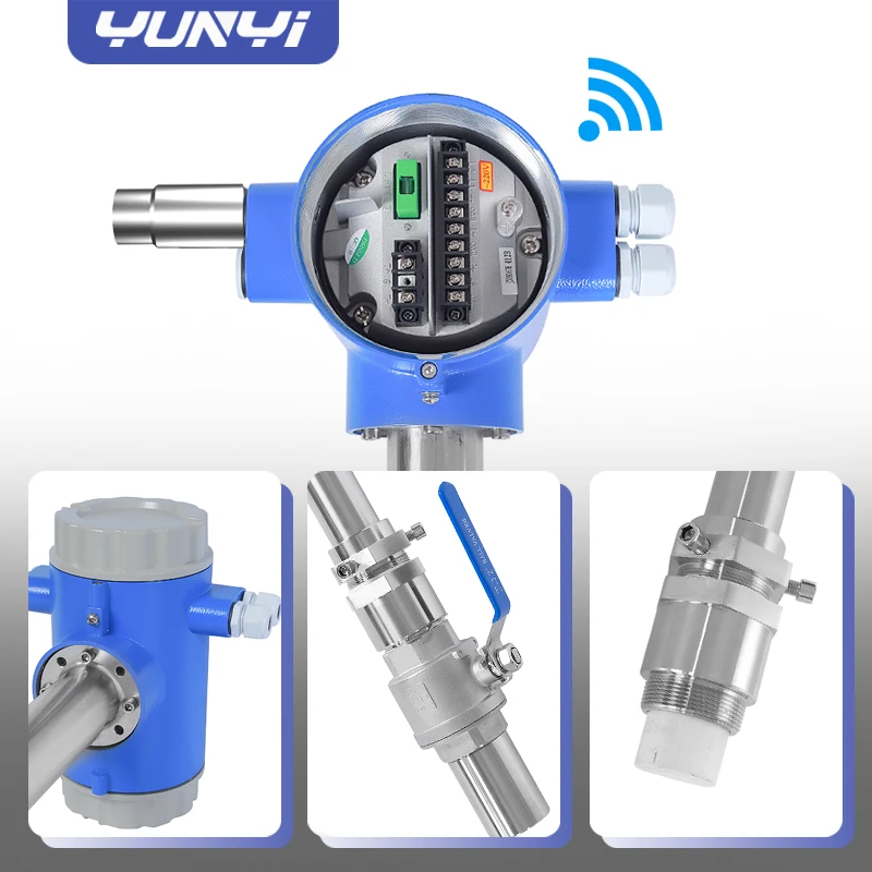 Wireless Magnetic Flow Meter for Large Pipes DN300-DN3000 Oil G as Water Hot Tap Installation Non-Intrusive Measurement