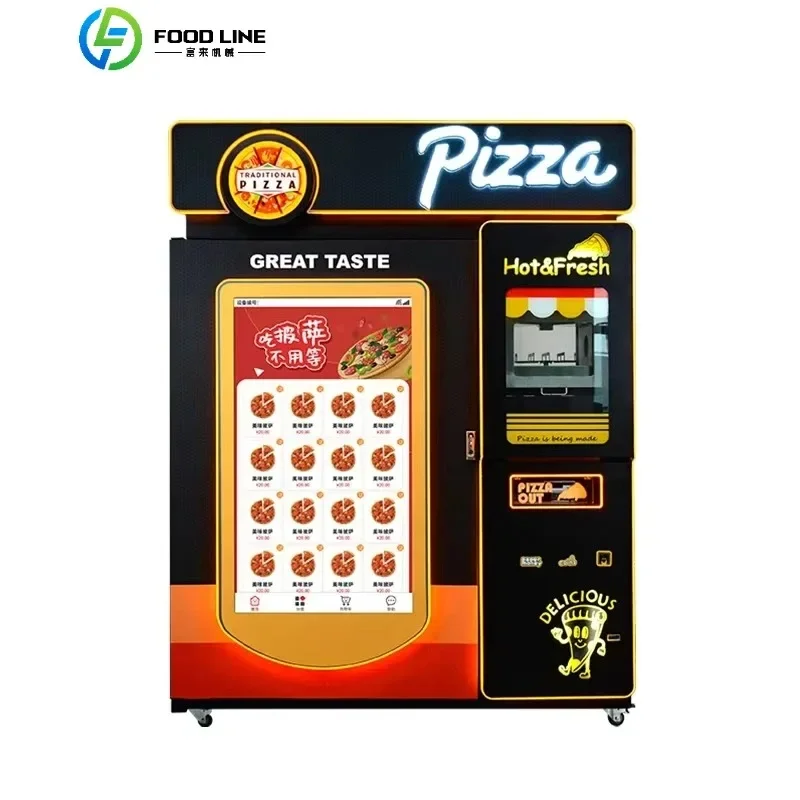 FL Customized High Quality Premium Trade Pizza Vending Machine Includes Frozen Lettuce Equipment
