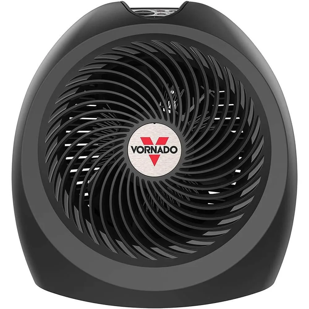 Advanced Whole Room Heater with Automatic Climate Control, Timer, Fan Only Option, Black, Compact, HEAT DIFFERENTLY.