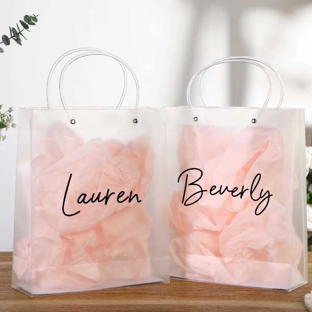 Sacchetti regalo di lusso personalizzati per regali di damigelle d\'onore compleanno addio al nubilato nome personalizzato bomboniere confezione da