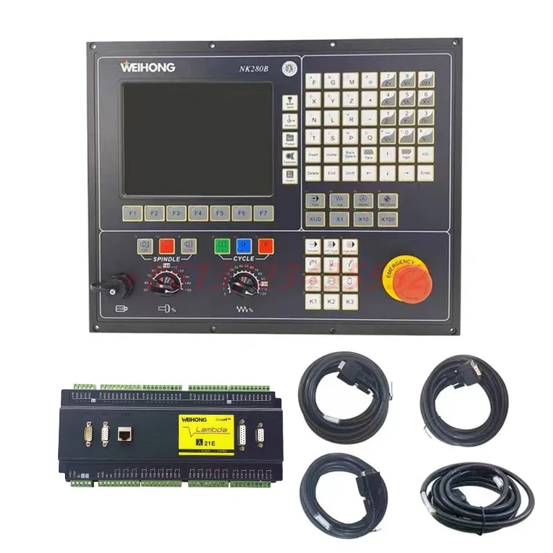 

NEW NK280B Controller Software NC Studio V10 3/4 Axis ATC Spindle Integrated Control System Bus CNC system Lambda 21E