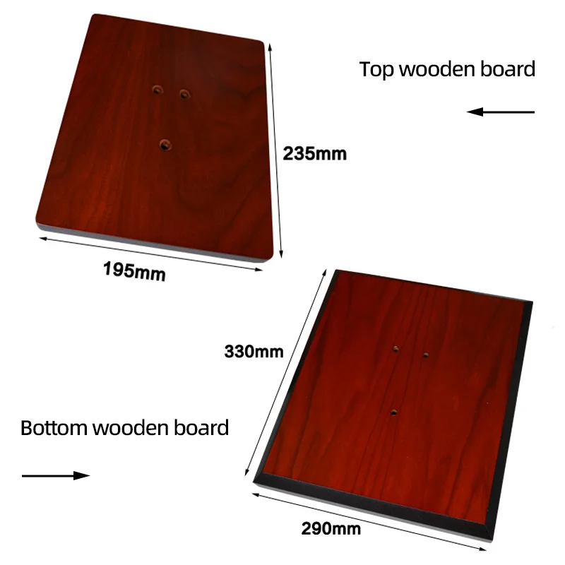 68-112 cm Verstelbare Hoogte HIFI Luidspreker Stands Massief Houten Fineer Audio Beugel Stevige Vloer Luidsprekers Rek voor Satelliet Luidsprekers