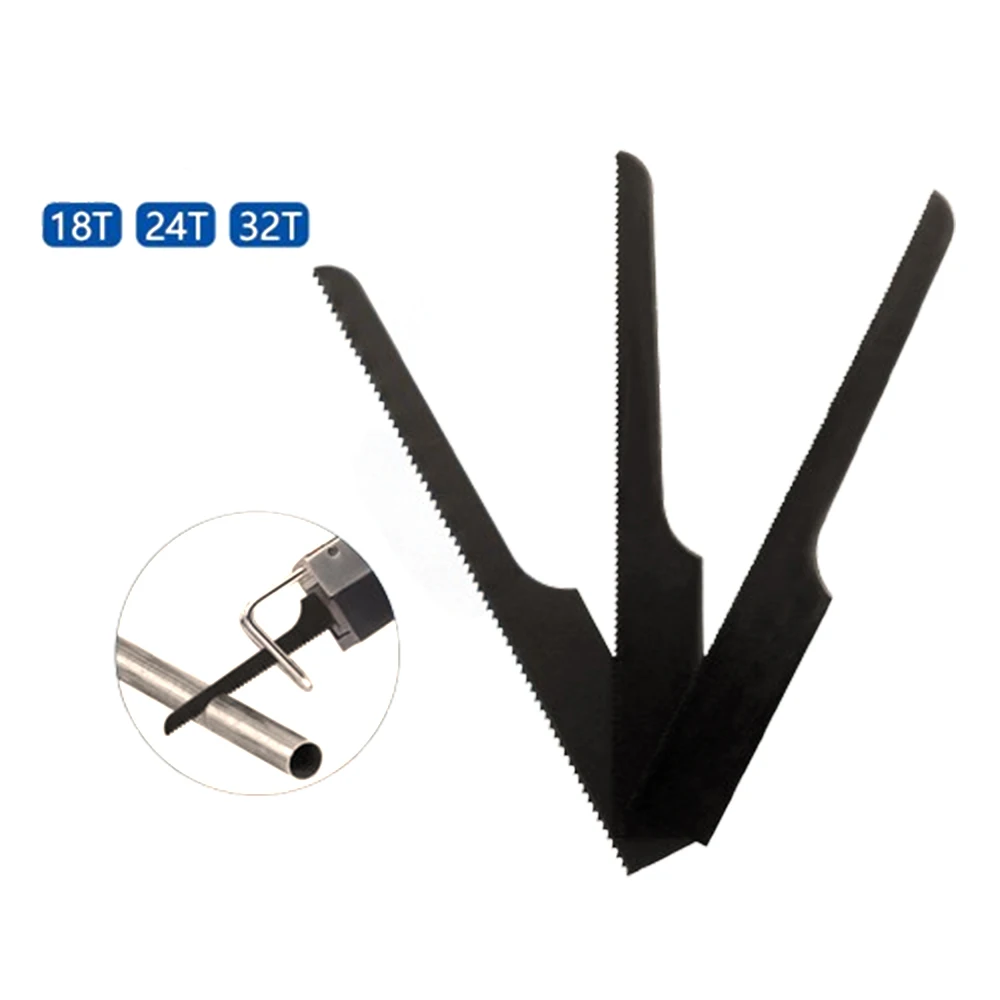 18/24/32Teeth Reciprocating Saw Blades 91mm High Carbon Steel For Pneumatic File Saw Blades Metal Wood Cutting Tools Accessories