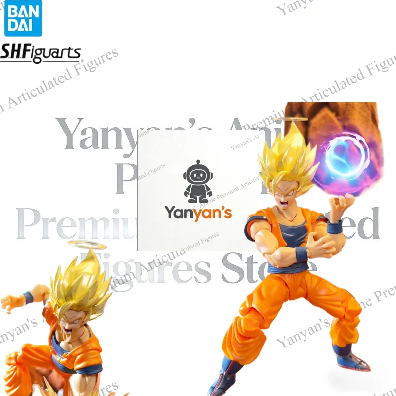 

В наличии: Коллекционная фигурка Bandai SHF Dragon Ball Super Saiyan 2 Гоку с ореолом (версия Resurrection) – идеальный подарок