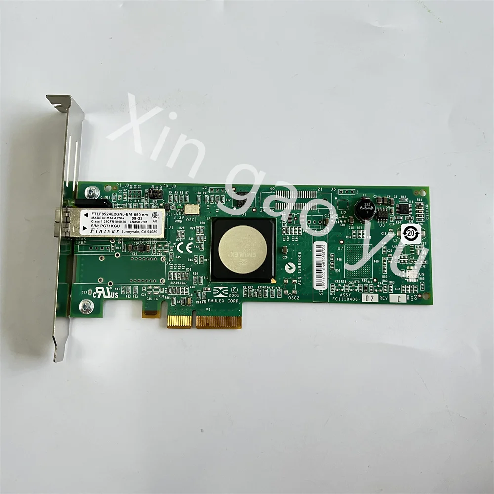 

Original For IBM 42C2069 43W7510 LPE11000 PCI-E 4GB FC Single-Port HBA Card Optic Card 100% Testing Perfect