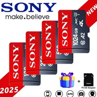 Sony Micro SD Card 32GB 64GB 128GB 256GB U3 V30 Class 10 4K High-Speed TF Card for Camera Android Phone Drone Action Cam