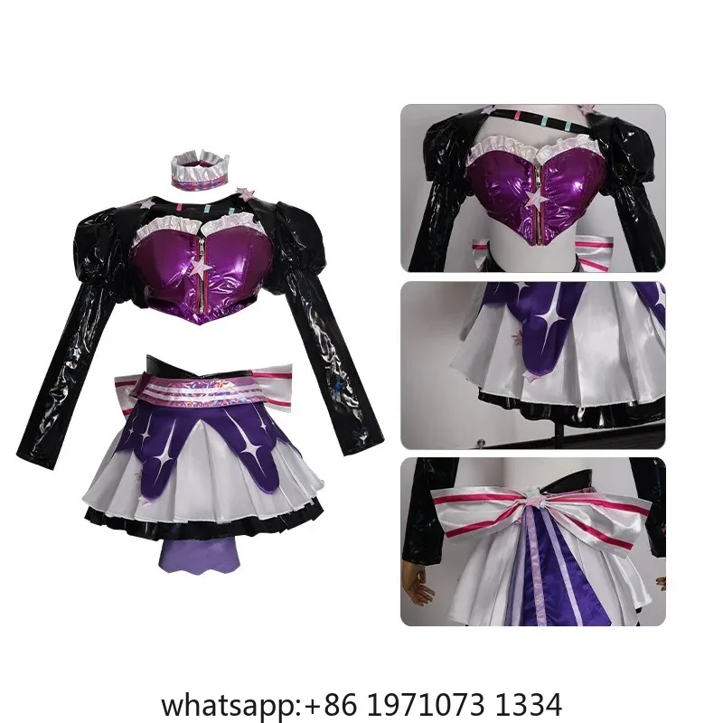 Carnival Anime Project Sekai Luka Cosplay Costume Mikuu Luka Dress Uniform Halloween Disguise Performance Wear Women
