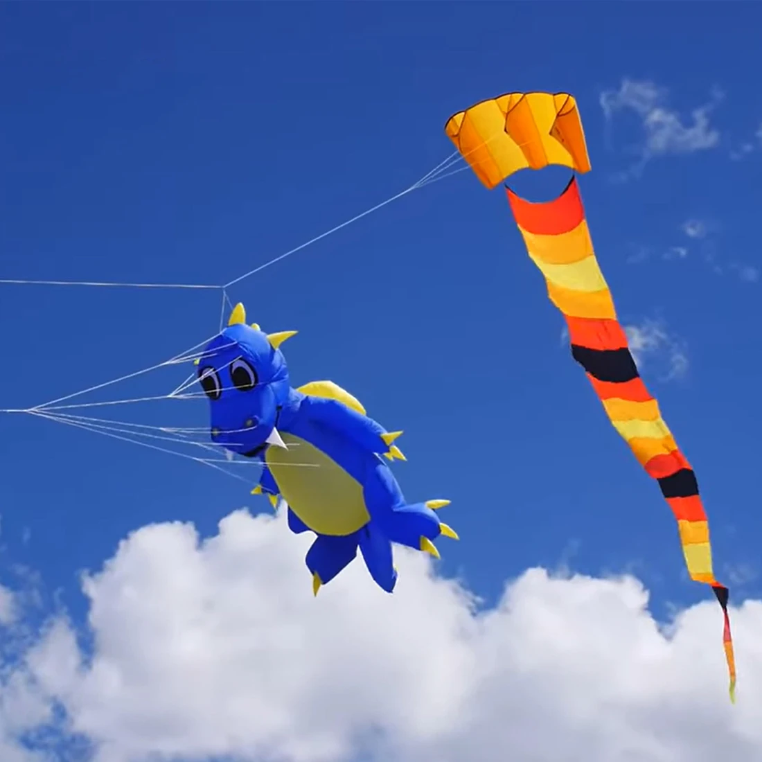 9 กม.5 M Dragon Kite Line ซักรีดจี้ Soft Inflatable แสดง Kite สําหรับ Kite เทศกาล 30D ผ้าไนลอน Ripstop (ยอมรับขายส่ง)