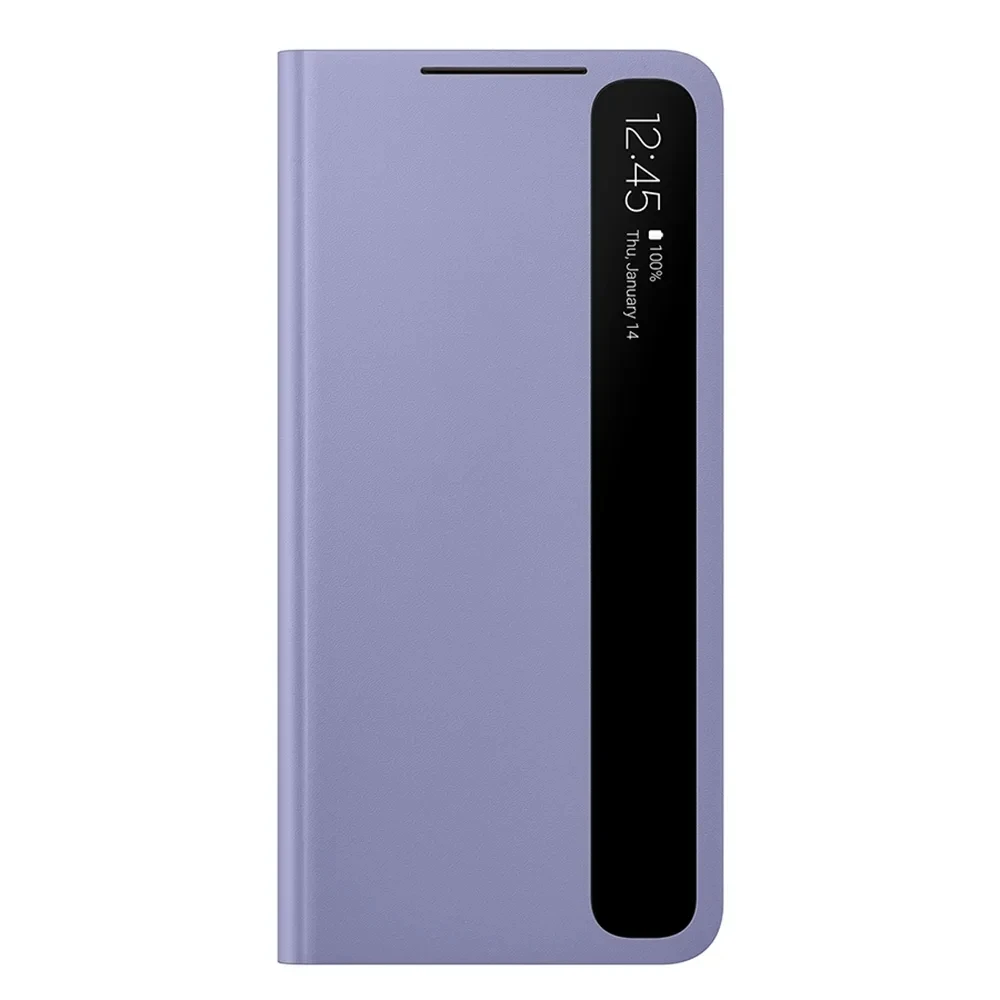 Original  For Samsung Mirror Cover Clear View Phone Case For  Galaxy  S21+ S21Plus S-View Flip Cover Intelligent Cases