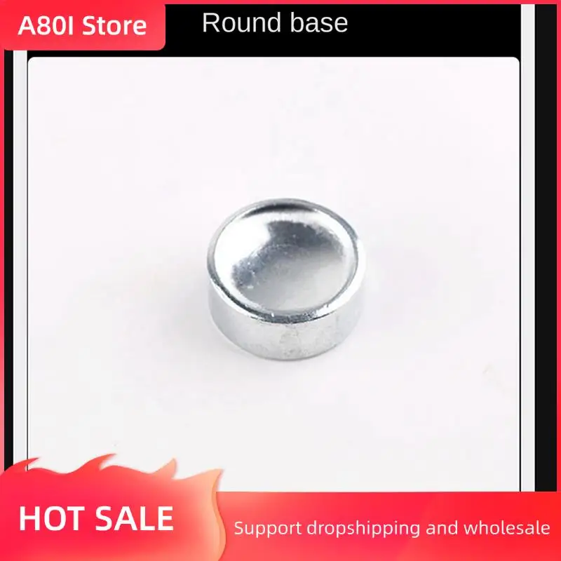 

A80I 11-Piece Set 633/655/831/201 Rivet Base Snap Button Base Punching Leather Snap Button Set Silver