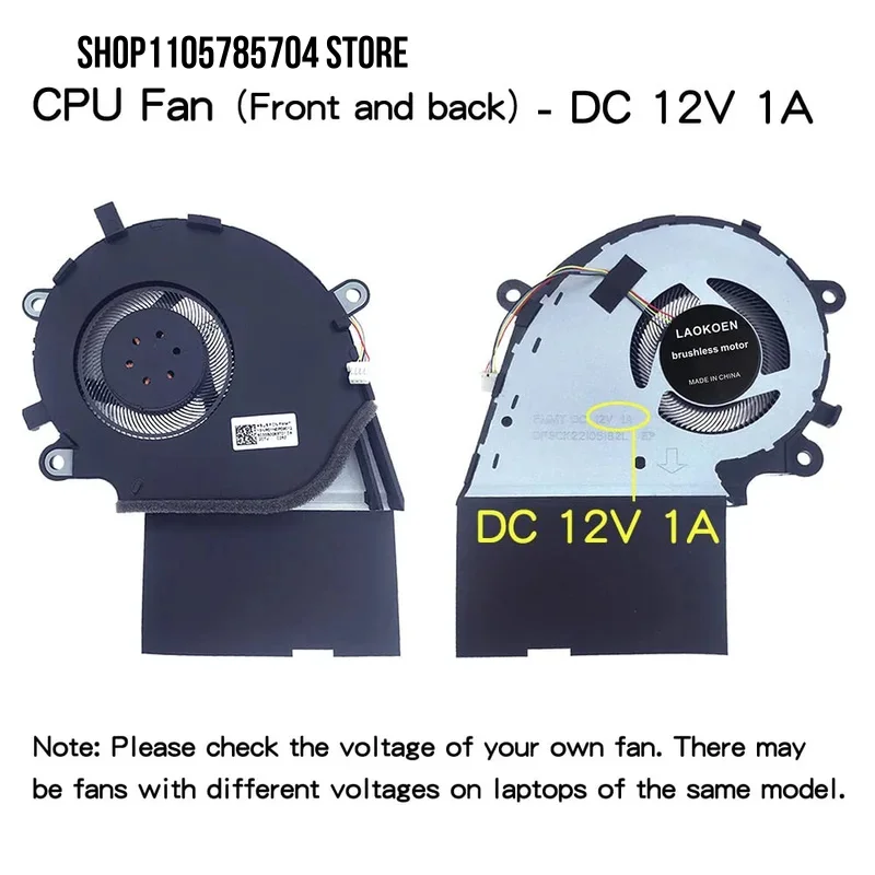 s+CPU+GPU Cooling Fan for ASUS Scar ROG Strix G712L G732L G732LW G731G G731GV G712LV Series DC 12V 1A,(Not Fit DC 5V 0.5A Fan)