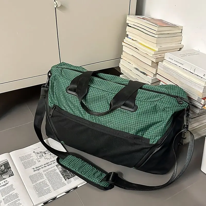 

Travel Duffel Bag with Shoes Pocket Outdoor Sports Fitness Yoga Handbag Short Distance Business Trip Luggage Crossbody Bags