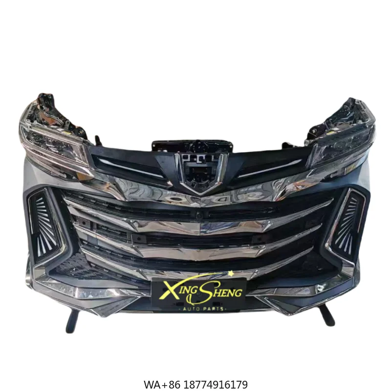 

Оптовая продажа для переднего бампера Alphard Century Eagle, отделка с жгутом радара, объемная решетка, жалюзи для фар