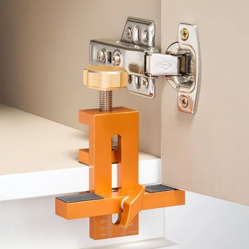 Aluminum Cabinet Door Locator, Drilling Positioning & Leveling Appliance for Wardrobe and Hanging Cabinet Installation