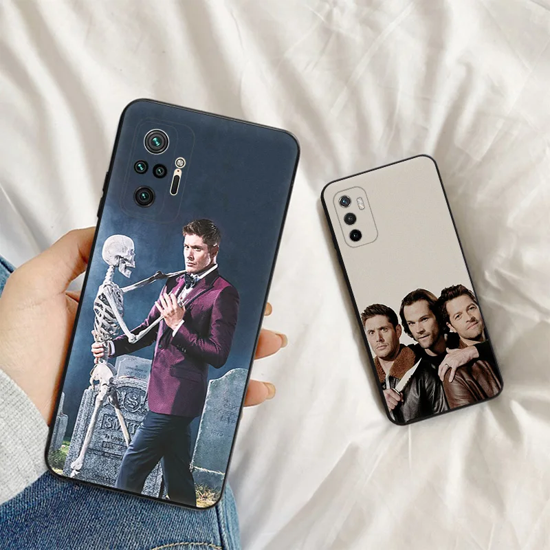 Silicone Soft Phone Case for Xiaomi Poco F5 X3 X4 X5 F3 F4 F1 M3 M4 M5 M5s C61 14 Pro Redmi A3 A3x Castiel Supernatural Cover