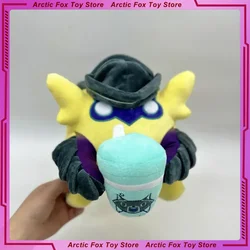 23cm New Valorant Game Figure Plush Doll Wingman Gekko Hold A Water Cup Peripherals Model Soft Birthday Gifts Toys Game Kids