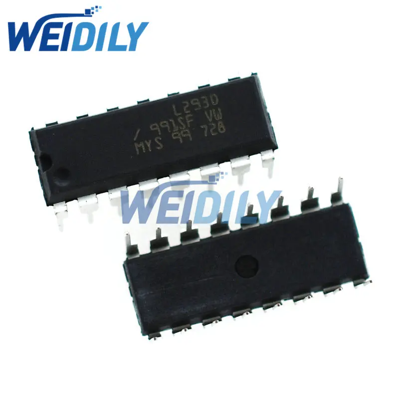 5PCS L293 L293D DIP DIP16 DIP-16 IC Motor Driver Drive Chip PAR PusH Pull 4 Four Channel Module IC Chips