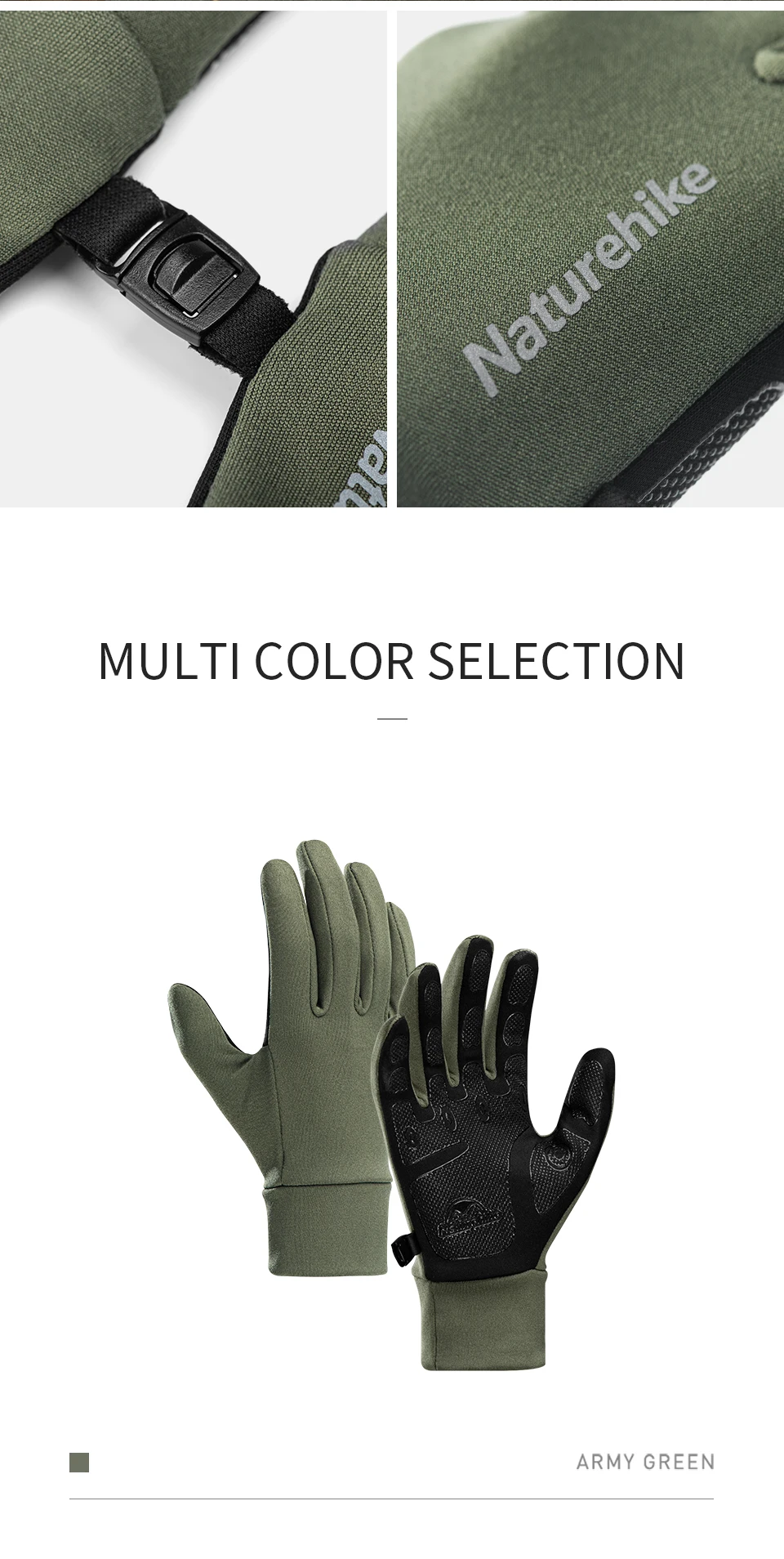 Naturehike Winterhandschuhe Daunenfüllung Wasserdichte Handschuhe Touchscreen Ultraleicht Camp Skifahren Sporthandschuhe Outdoor-Fahrradhandschuhe – Detail 9