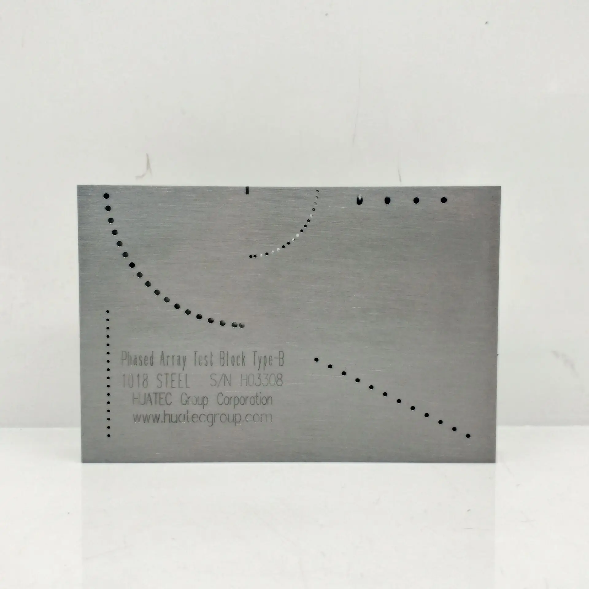 PA-B PAUT Type B Phased Array Calibrating Plate Carbon Steel Test Block