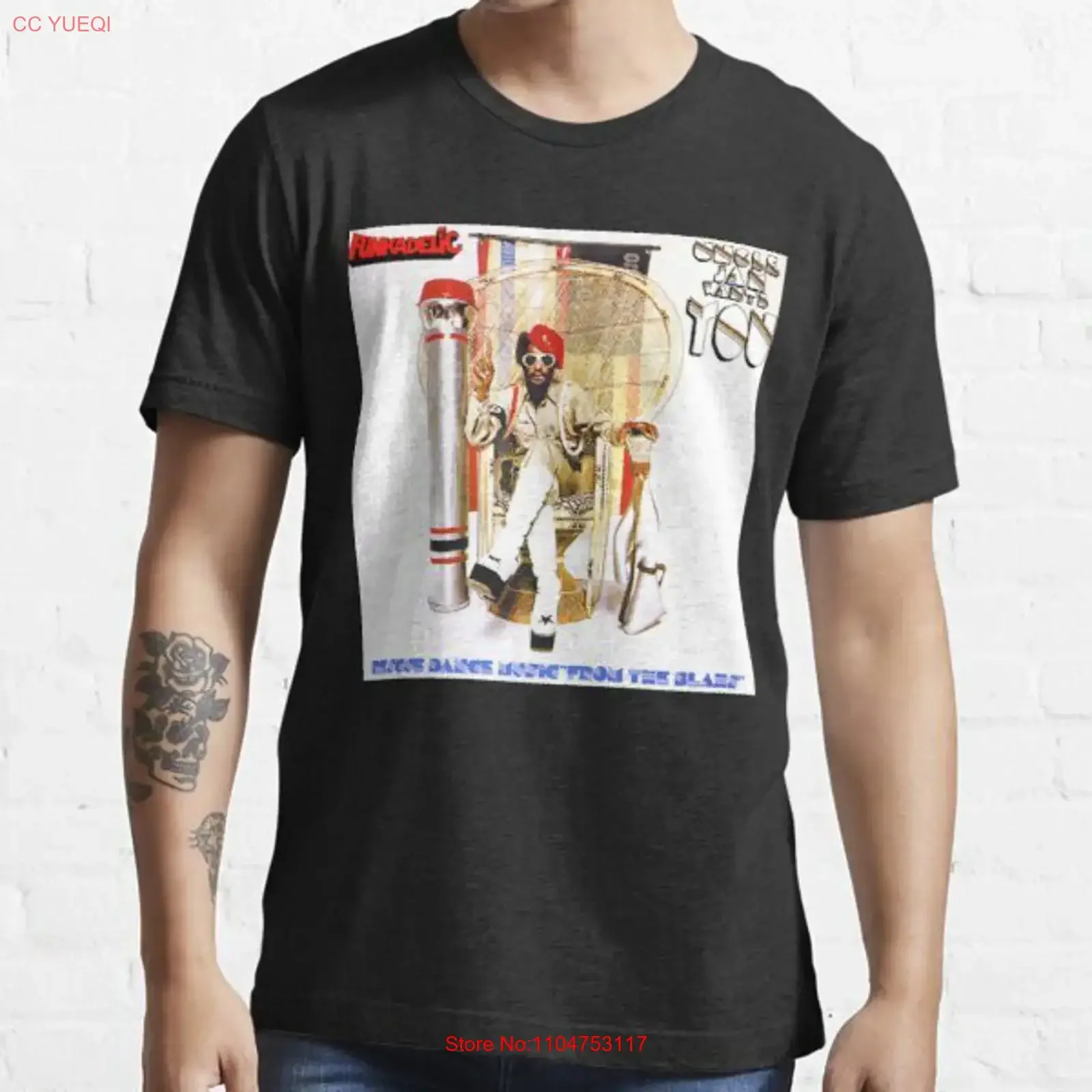 Uncle Jam Wants You T Shirt Funkadelic George Clinton Parliament Flash Light vintage Washed homme Soft Versatile Slightly
