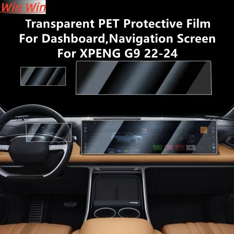 

Для XPENG G9 22-24, приборная панель, навигационный экран, прозрачная защитная пленка из ПЭТ, аксессуары против царапин, ремонт