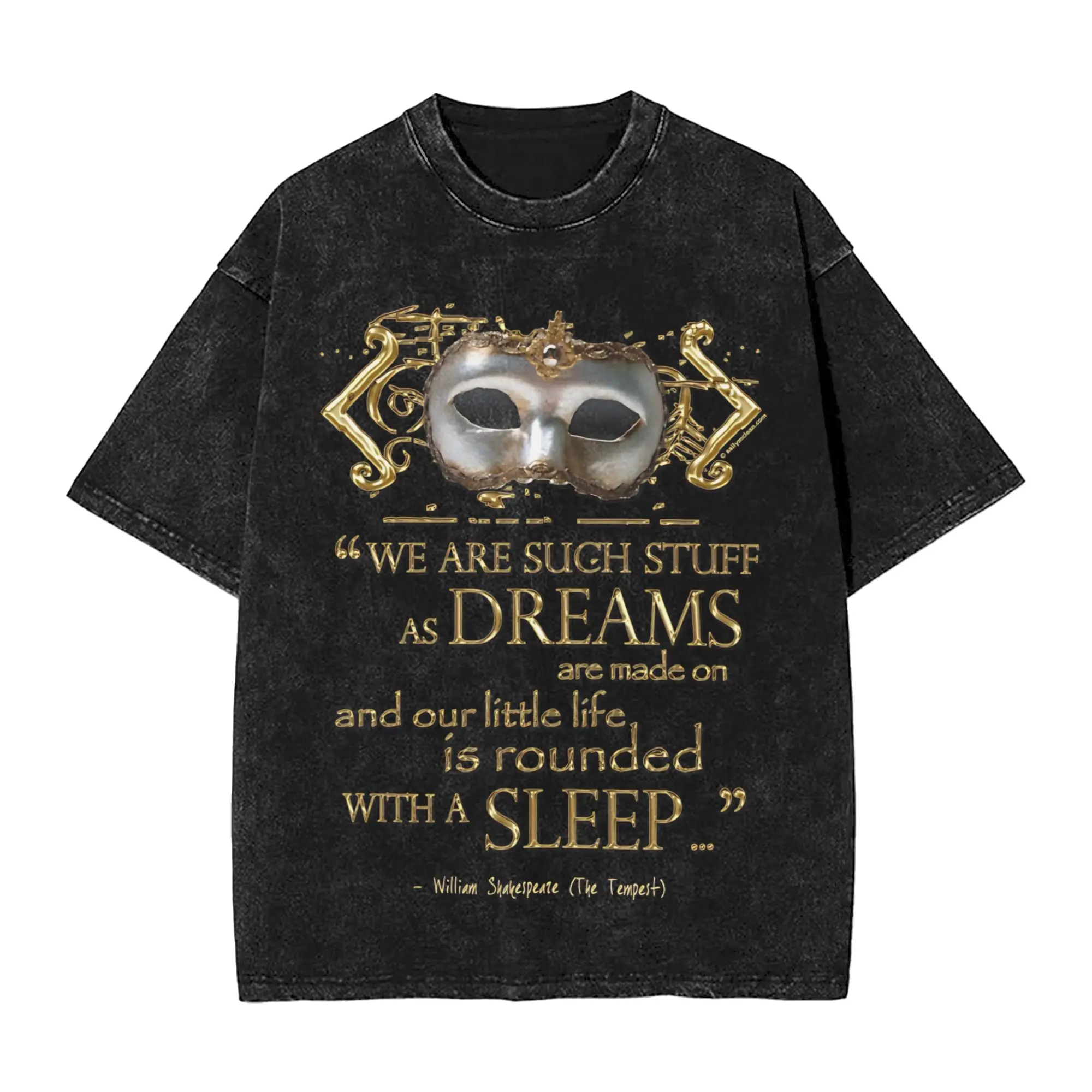 Graphic Printed Phantom of The Opera Washed Shirts Apparel Oversize T-Shirt  for Men Women Tee Shirt