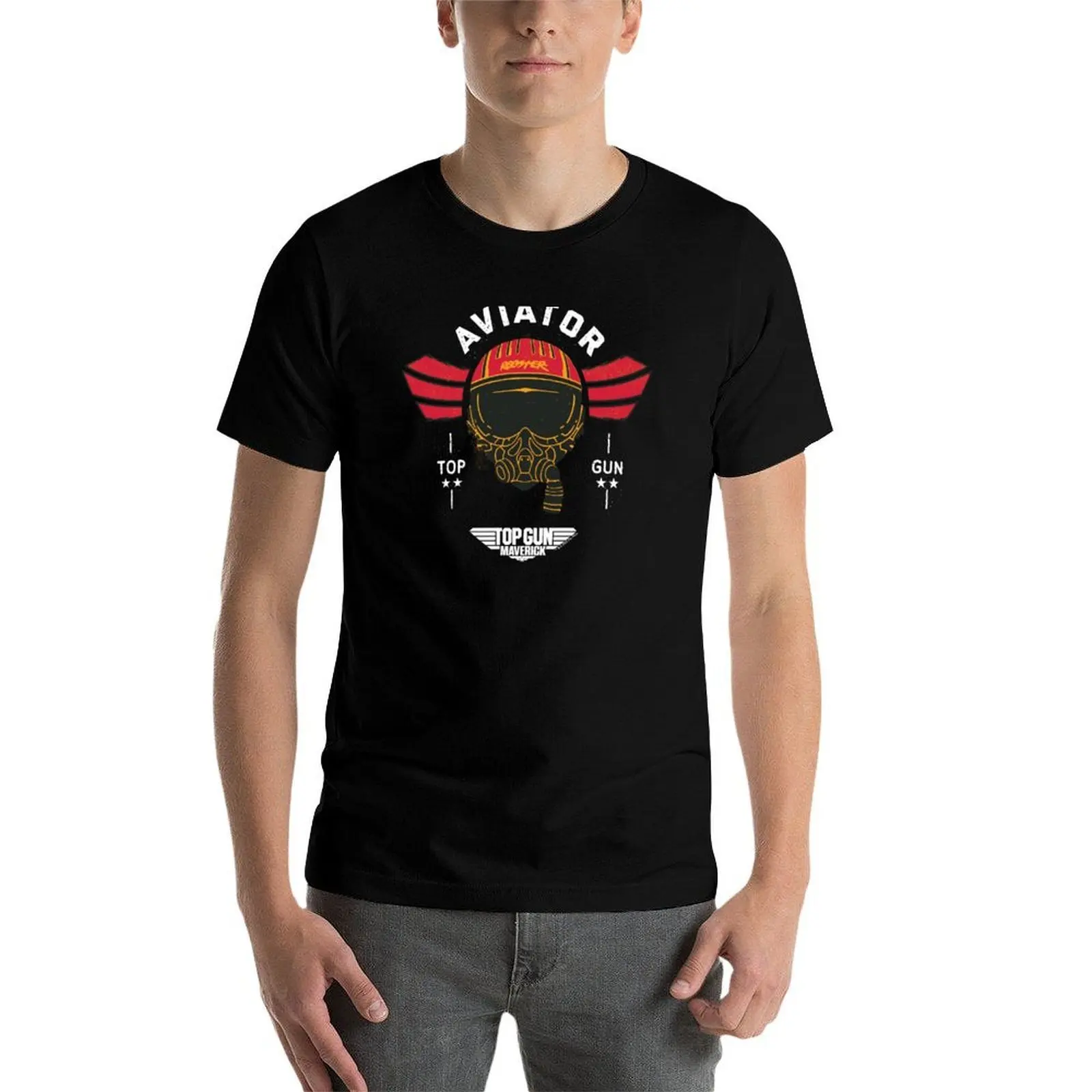

Top Gun: Maverick Rooster Aviator Helmet Poster T-Shirt t shirt custom print man t shirts graphic T-Shirt
