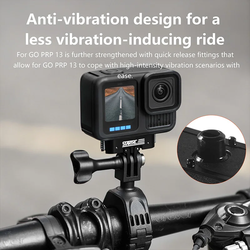 For GoPro Hero 13 Aluminum Alloy Magnetic Expension Bracket Quick Release Base Mount Holder Adapter Cycling Camera Accessories