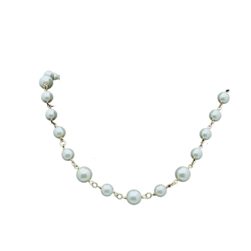 

ОЖЕРЕЛЬЕ С НАТУРАЛЬНЫМ БЕЛЫМ КУЛЬТУРНЫМ ЖЕМЧУГОМ 17 ДЮЙМОВ 6-8 ММ ДЛЯ ЖЕНСКИХ ЮВЕЛИРНЫХ ИЗДЕЛИВ