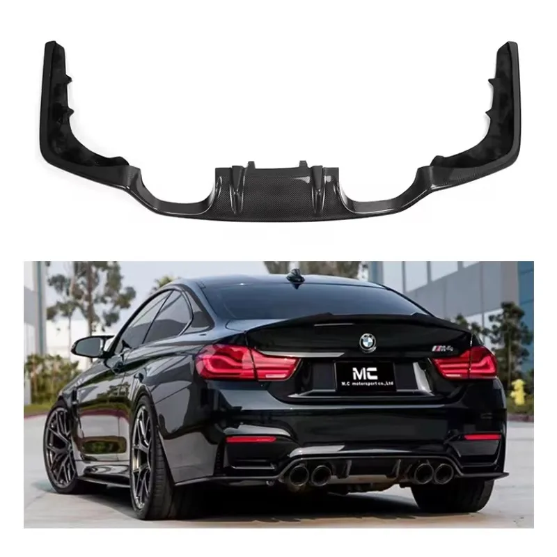 

For BMW F80 M3 F82 F83 M4 Genuine Dry Carbon Fiber 3d Style Rear Diffuser Rear Lip Body Kit Car Accessories Lightweight