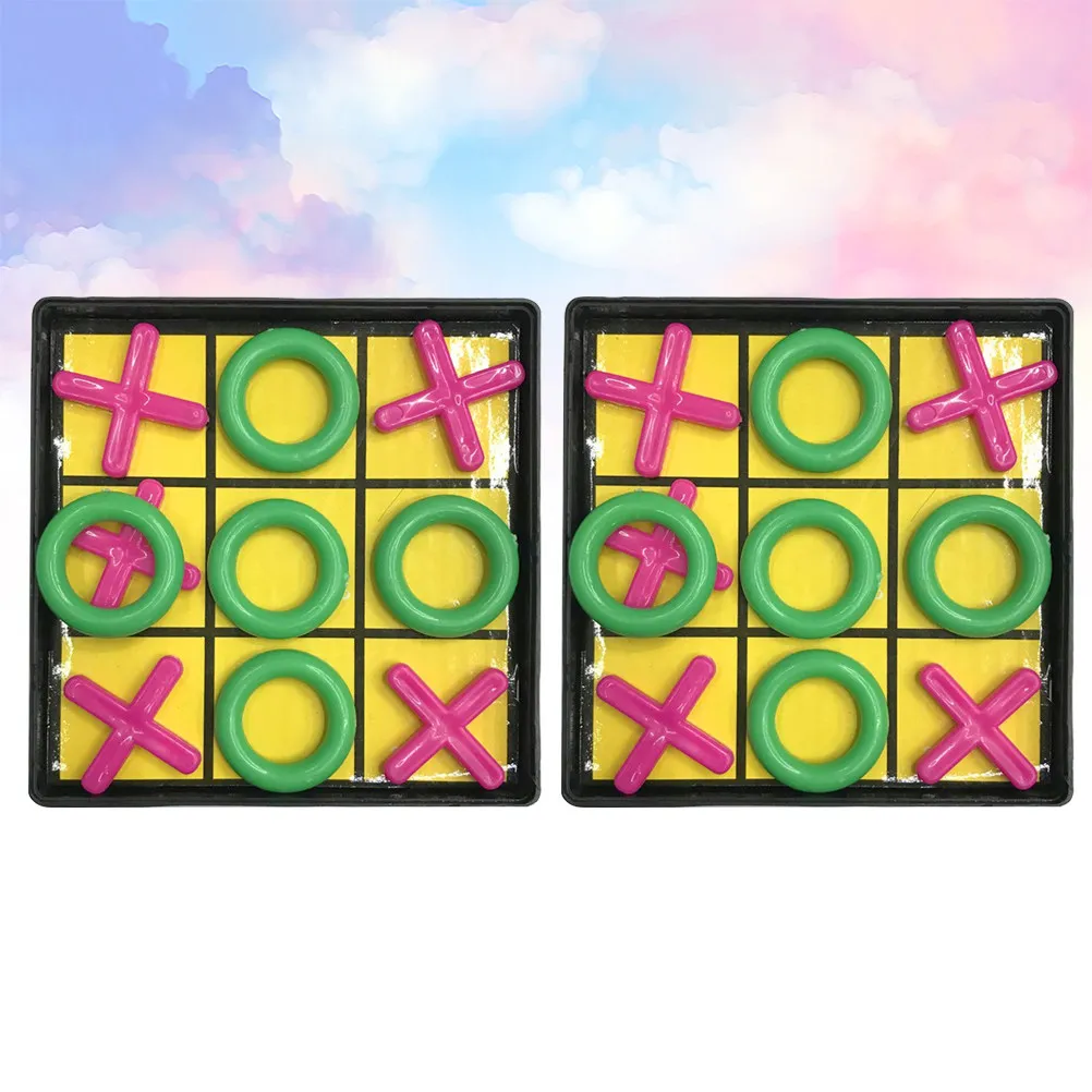 

3Sets Game Set Nine Checkers Board Game Educational Brain Teaser Puzzle for Kids Adults Family Fun Tabletop