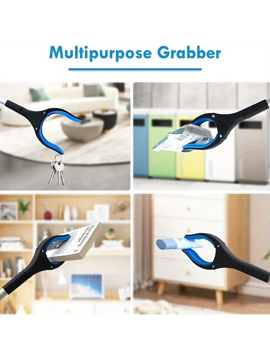 1pc Foldable Litter Reachers Pickers Pick Up Tools Gripper Extender Grabber Picker Collapsible Garbage Pick Up Tool Grabbers