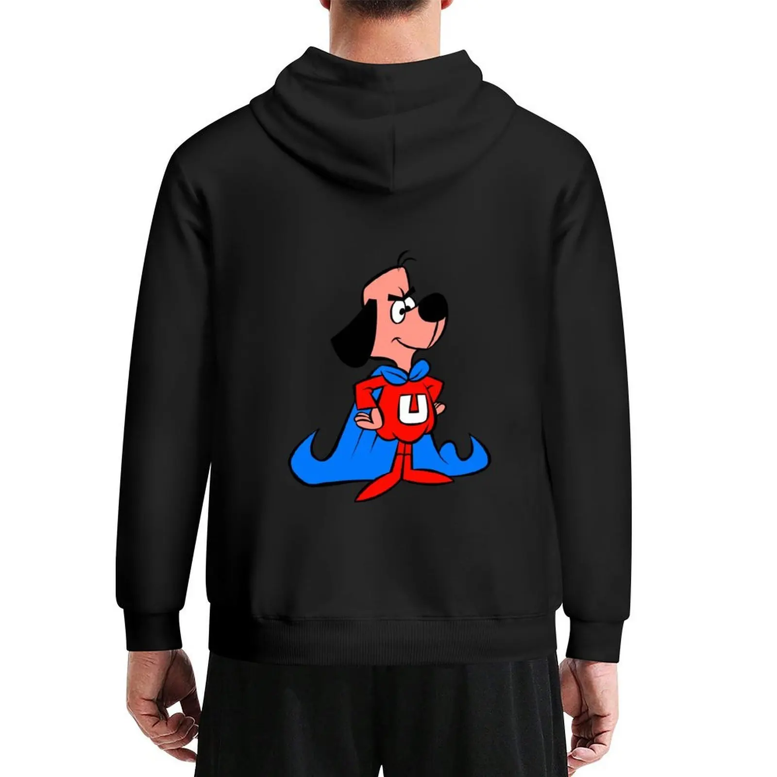 

Old School Cartoons Sticker Hoodie men's autumn clothes mens clothing japanese style men's sweat-shirt designer hoodies
