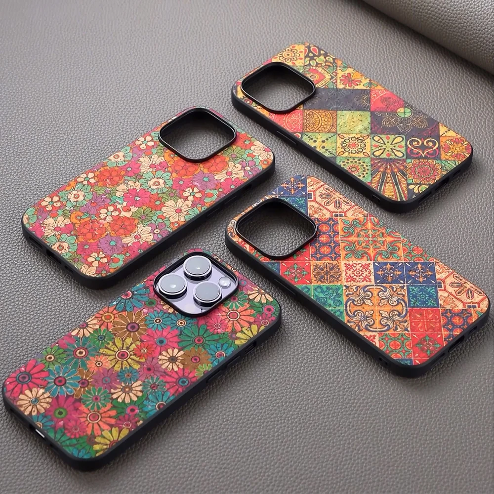 

Luxury Retro Floral Cover Matte Wood Surface Flower Pattern Phone Case for iphone 17 PRO MAX AIR 16 PRO MAX 11 12 13 14 15 Plus