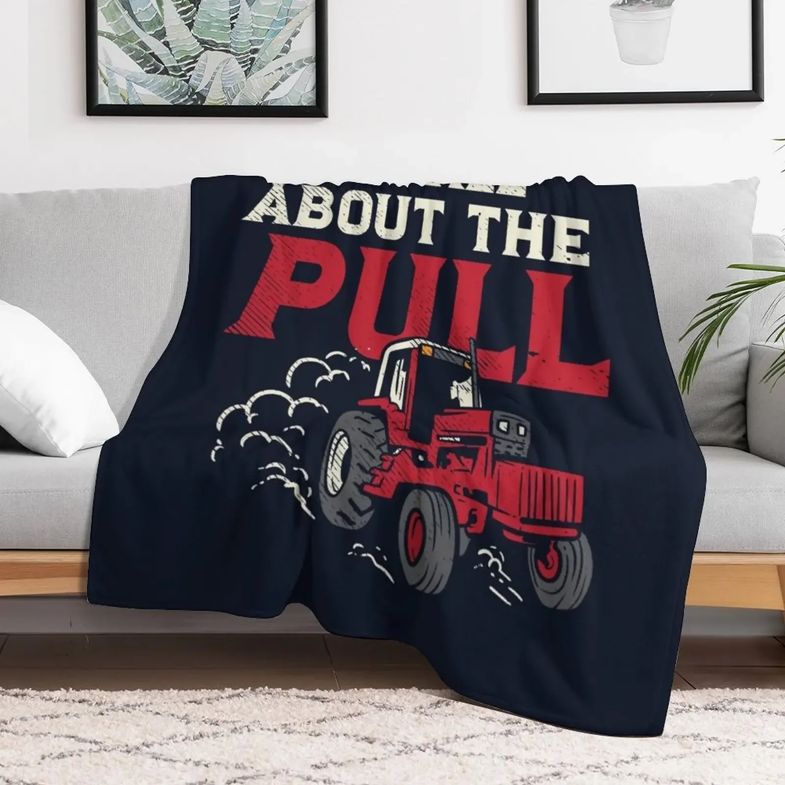 About The Pull Tractor Throw Blanket Lightweight Warm Blanket for Indoor Outdoor Use